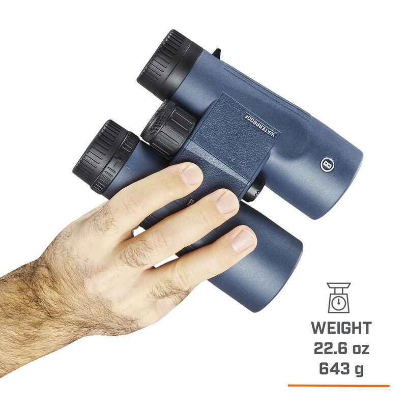 Bushnell H2O 8X42Mm Dark Blue Roof WP/FP Twist Up Eyecups Binoculars by Bushnell | campsifu