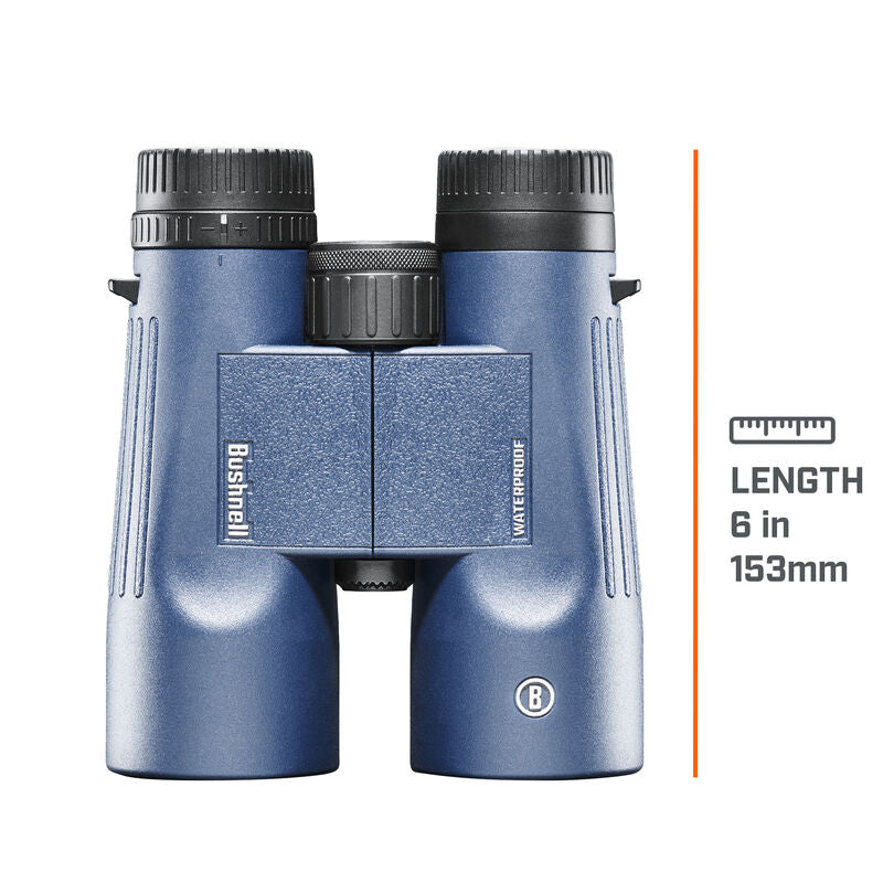 Bushnell H2O 8X42Mm Dark Blue Roof WP/FP Twist Up Eyecups Binoculars by Bushnell | campsifu