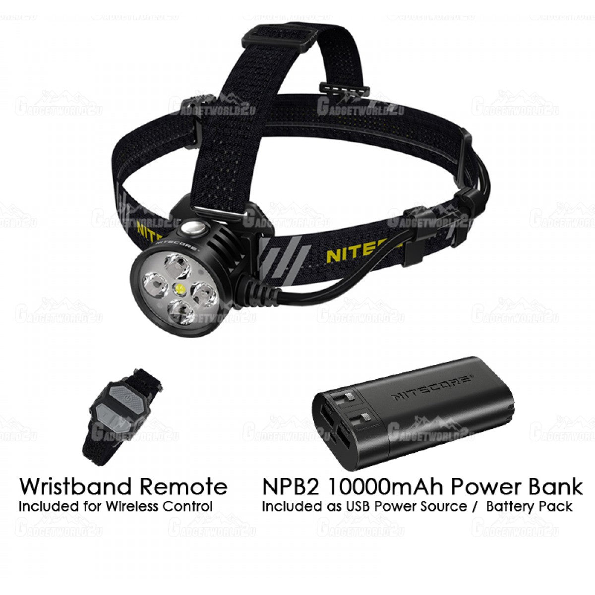 HU60 With NPB2 10000mah Headlamp boatyardmalaysia