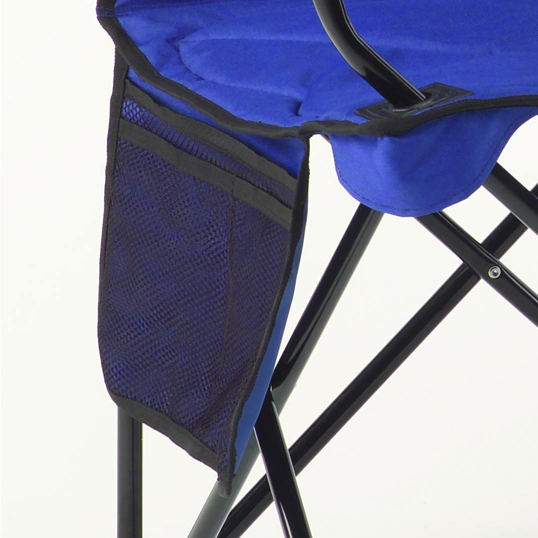 Camping Chair with Built-In 4-Can Cooler, Blue Chairs by Coleman | campsifu