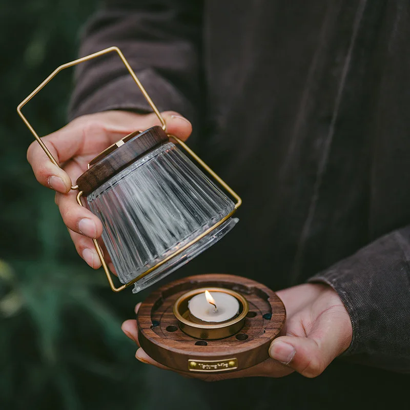 Candle Lamp Walnut Lanterns by Naturehike | campsifu