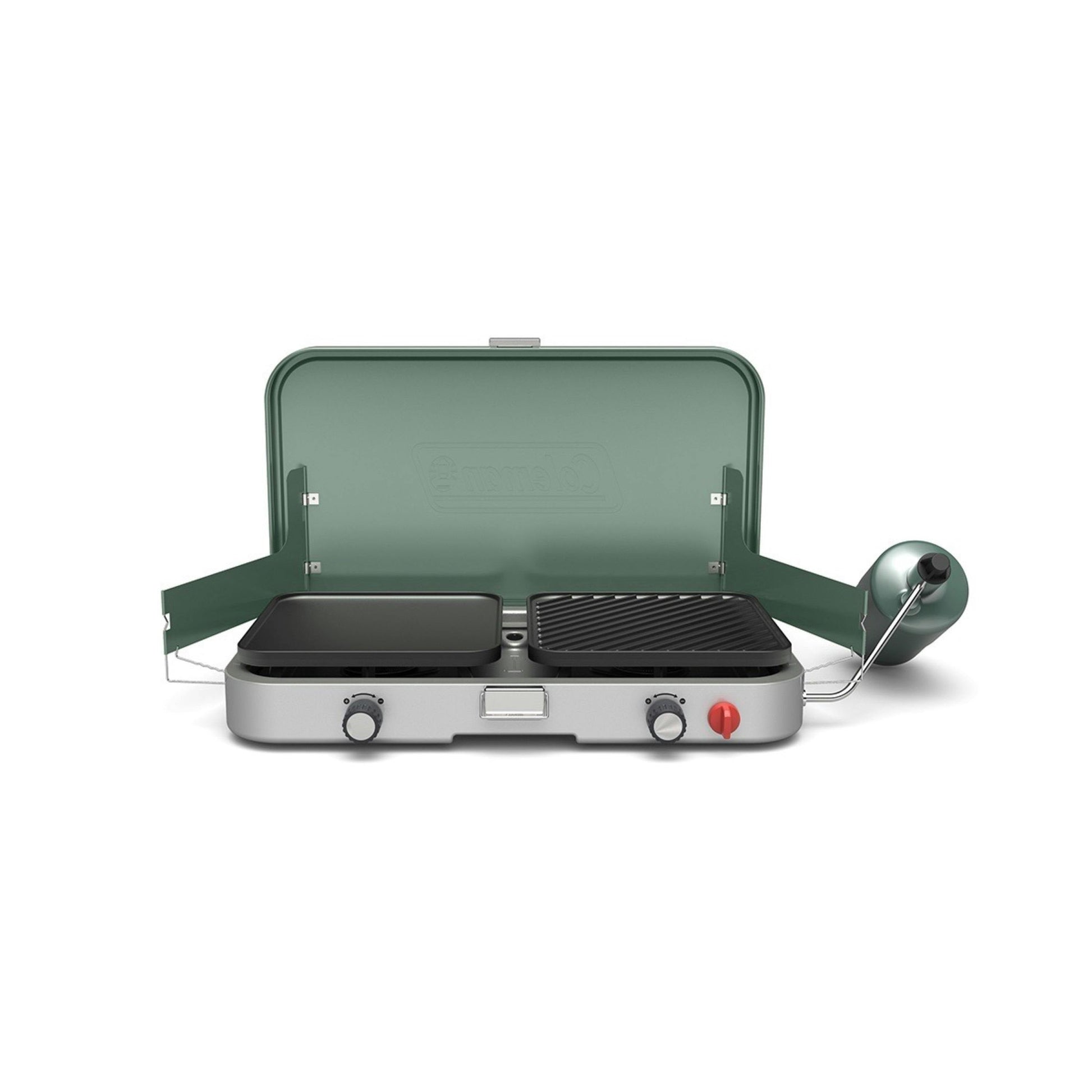 Cascade™ 3-in-1 Camping Stove, Green Stoves by Coleman | campsifu