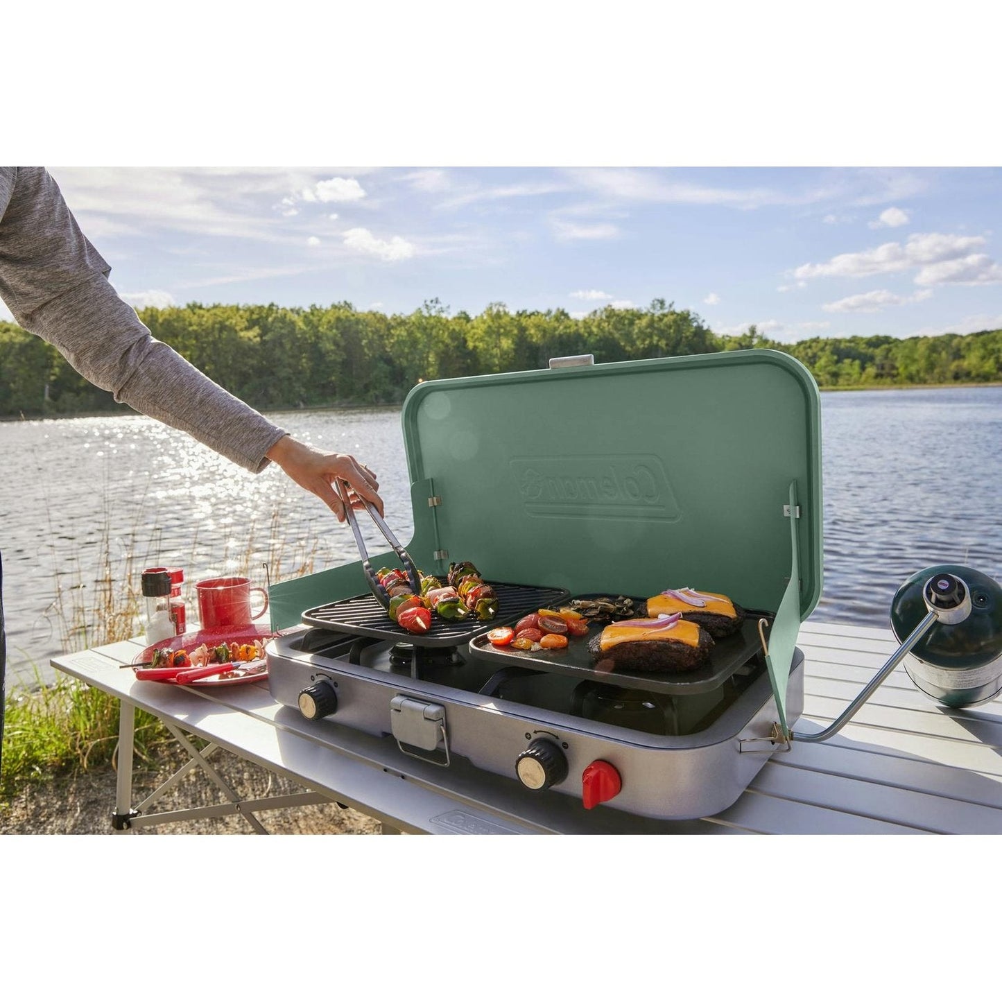 Cascade™ Stove Grill & Griddle Accessory Stove Accessories by Coleman | campsifu