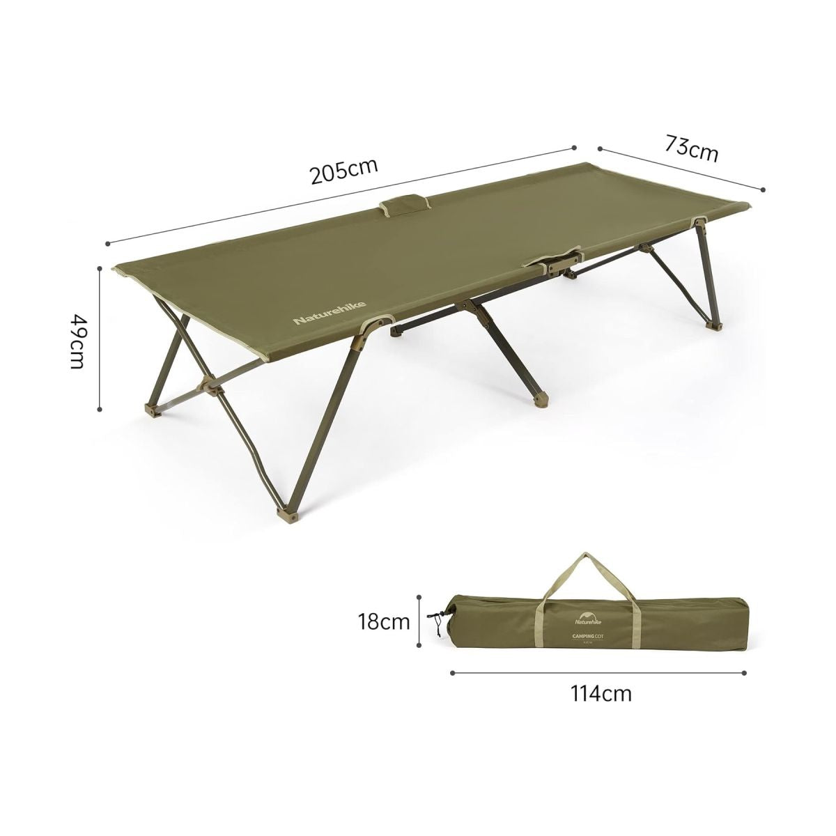 Outdoor Folding Bed Camping Cot