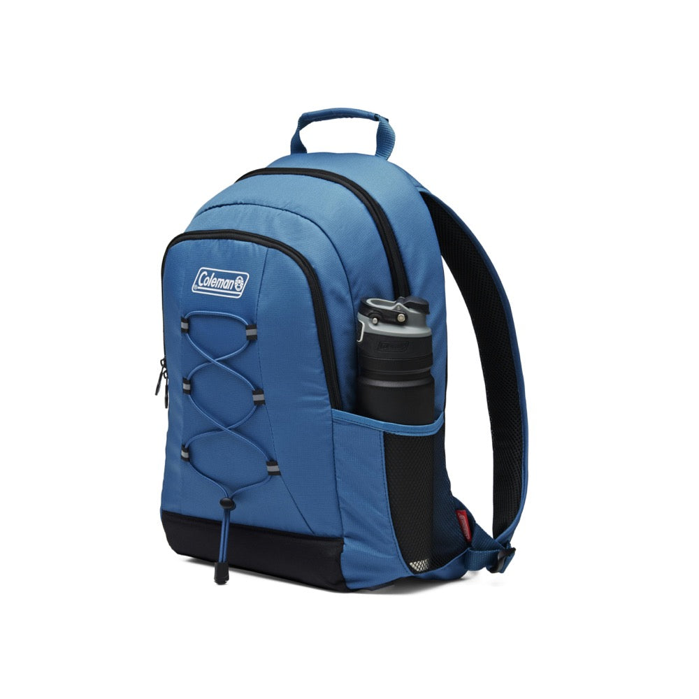 CHILLER™ 28-Can Soft-Sided Backpack Cooler, Deep Ocean Soft Coolers by Coleman | campsifu