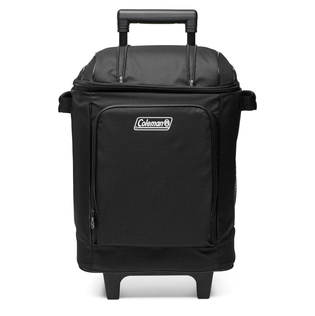 CHILLER™ 42-Can Soft-Sided Portable Cooler with Wheels, Black Soft Coolers by Coleman | campsifu