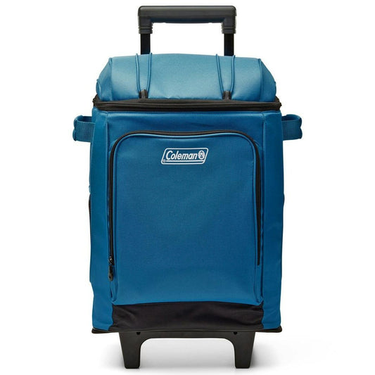 CHILLER™ 42-Can Soft-Sided Portable Cooler with Wheels, Deep Ocean Soft Coolers by Coleman | campsifu