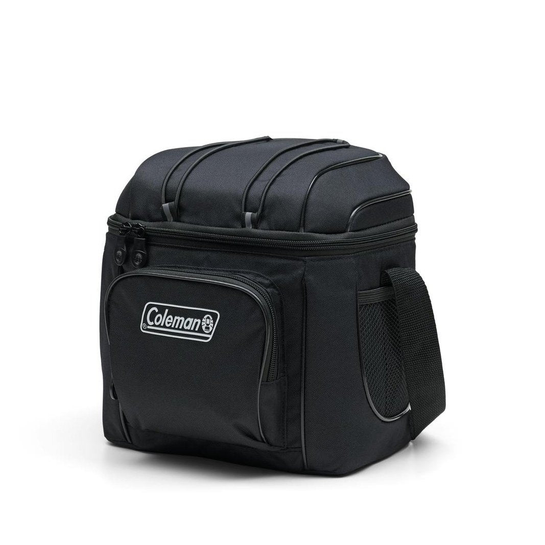 CHILLER™ 9-Can Soft-Sided Portable Cooler, Black Soft Coolers by Coleman | campsifu