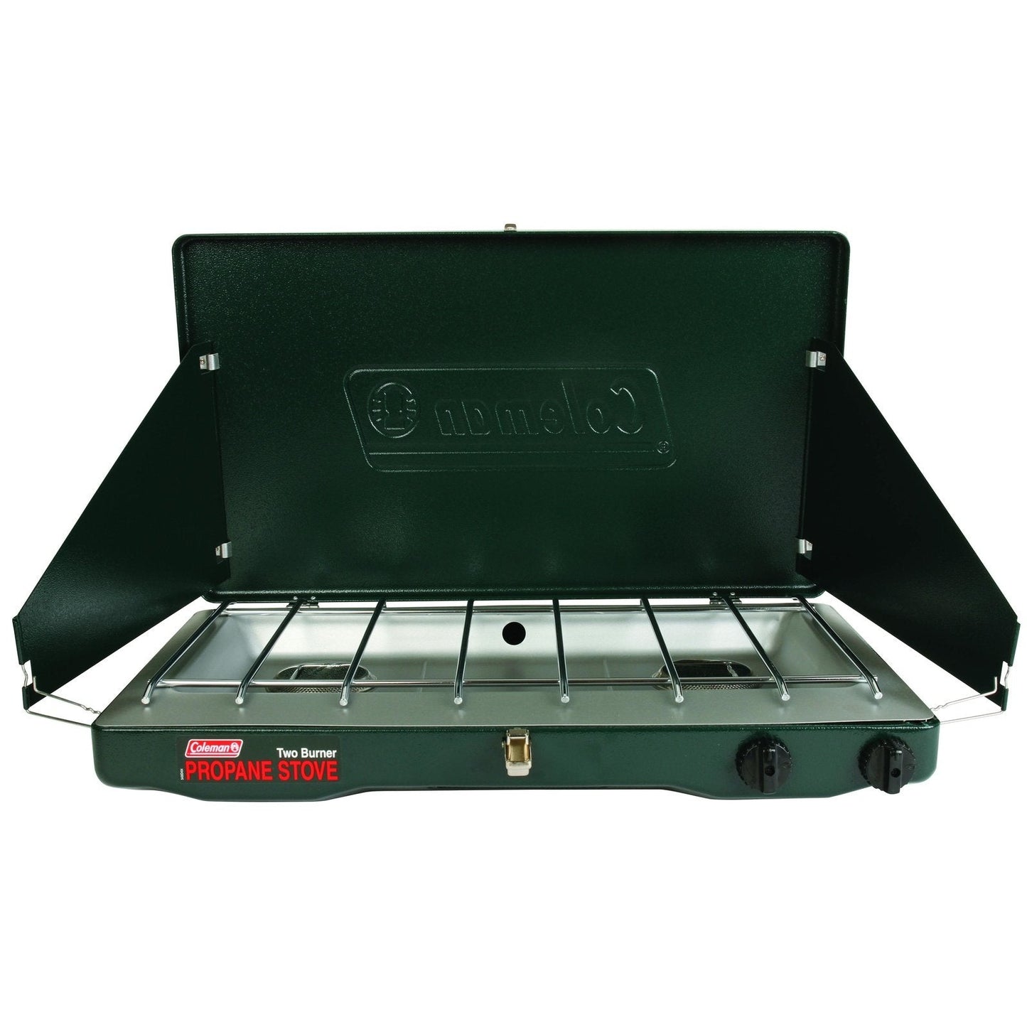 Classic Propane Gas Camping Stove, 2-Burner, Green Stoves by Coleman | campsifu