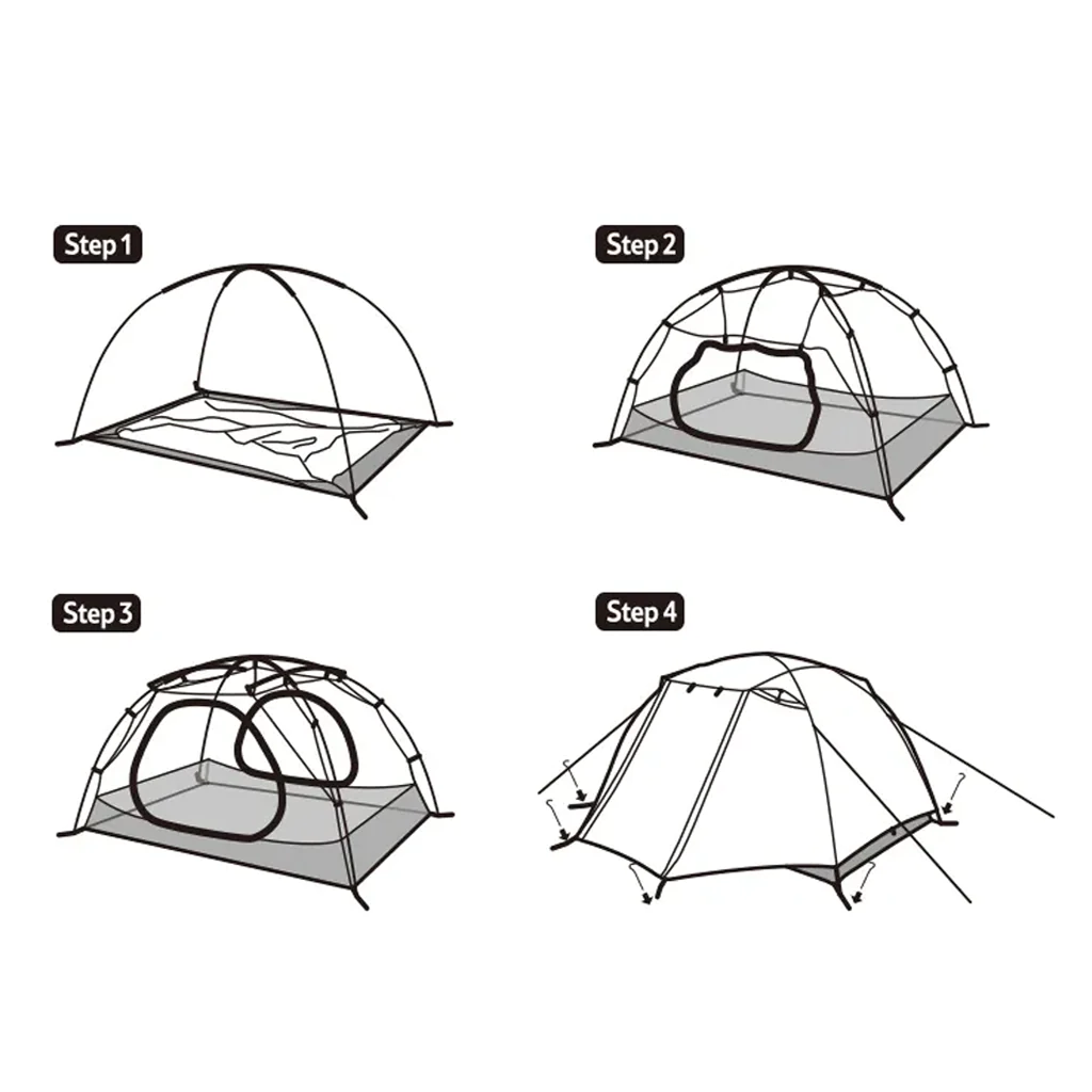 Cloud-Creek Series 2-Person Tent Tents by Naturehike | campsifu