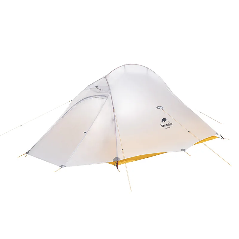 Cloud Up Superlight 2-Person Professional Tent Grey & Yellow Tents by Naturehike | campsifu