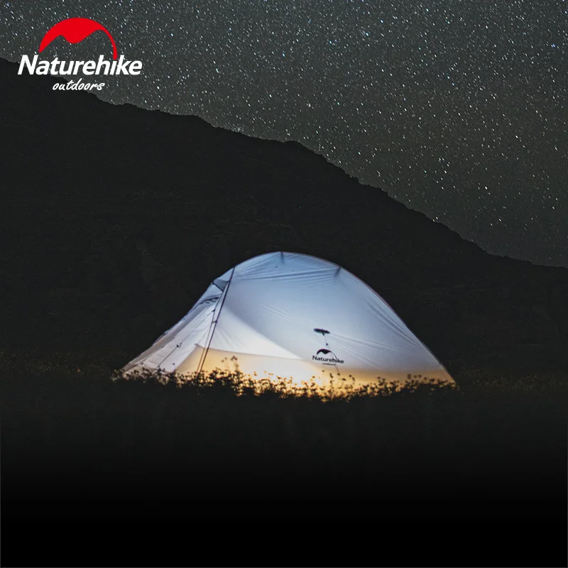 Cloud Up Superlight 2-Person Professional Tent Grey & Yellow Tents by Naturehike | campsifu