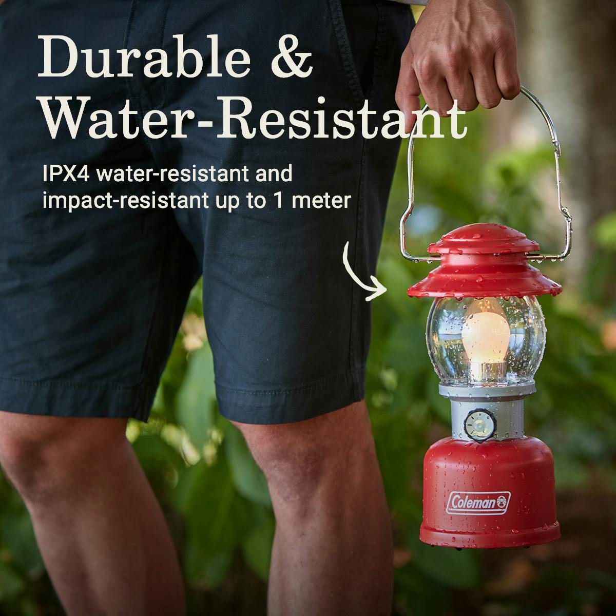 Coleman Classic 500 Lumens LED Lantern, Red Lanterns by Coleman | campsifu