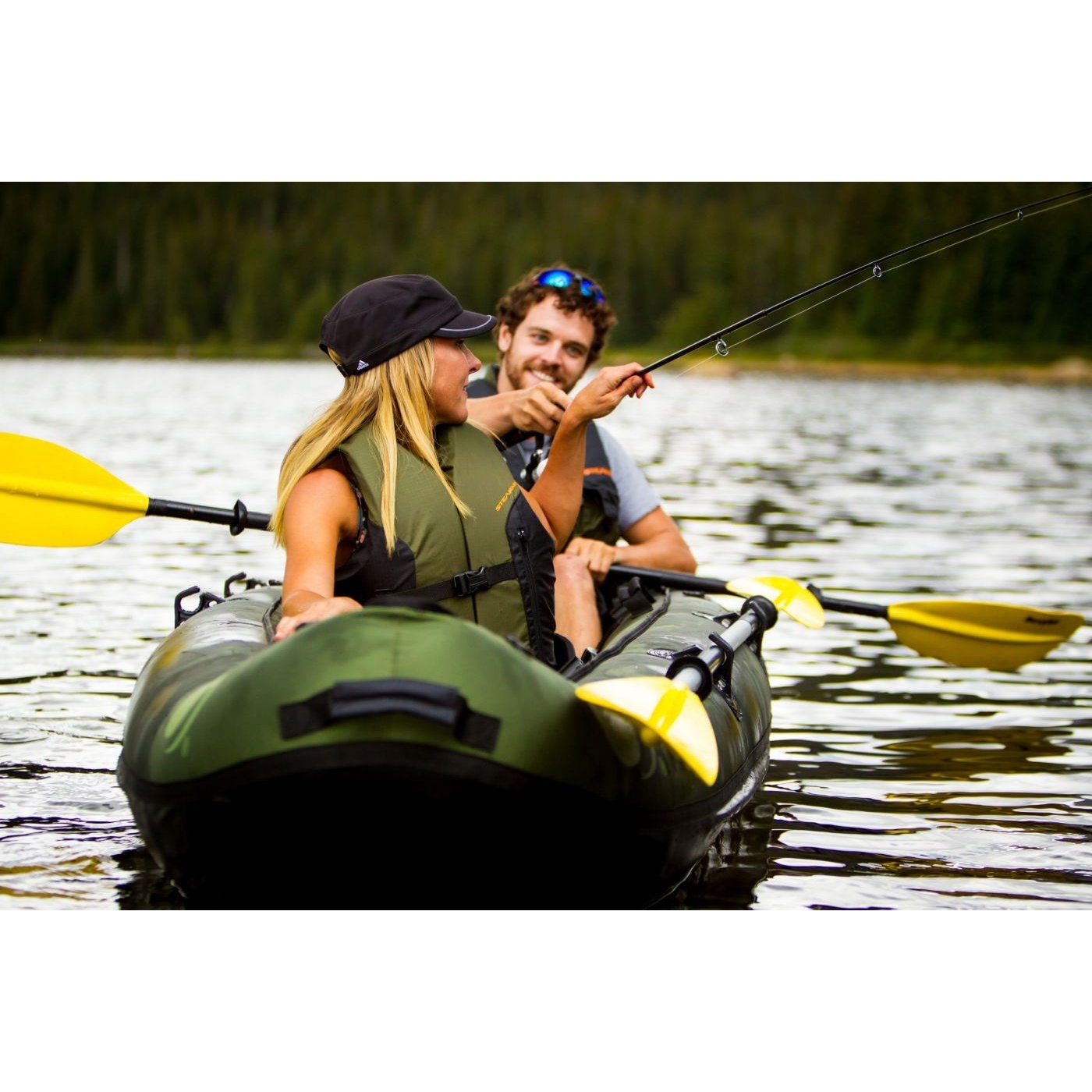 Colorado 2-Person Fishing Kayak Inflatable Boats by Sevylor | campsifu