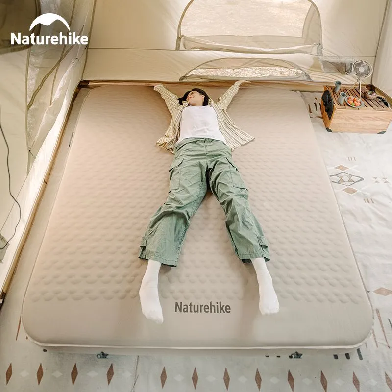 Comfort Automatic Inflatable Cushion with External Inflatable Pump Double 200*150*12cm Sleeping Pads by Naturehike | campsifu