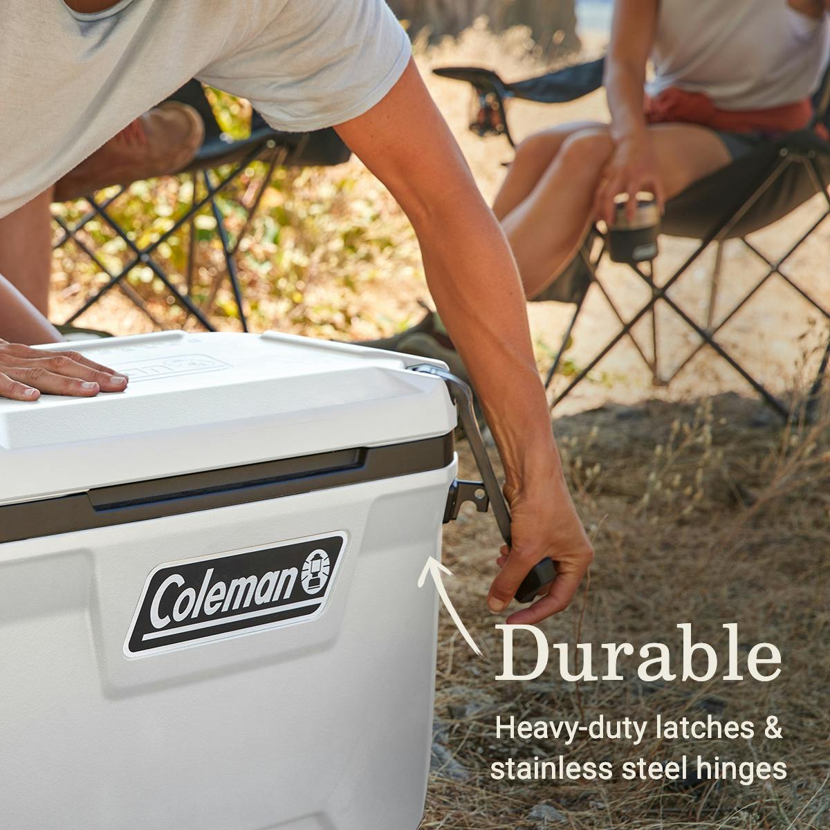 Convoy™ Series 55-Quart Cooler, Cloud Hard Coolers by Coleman | campsifu