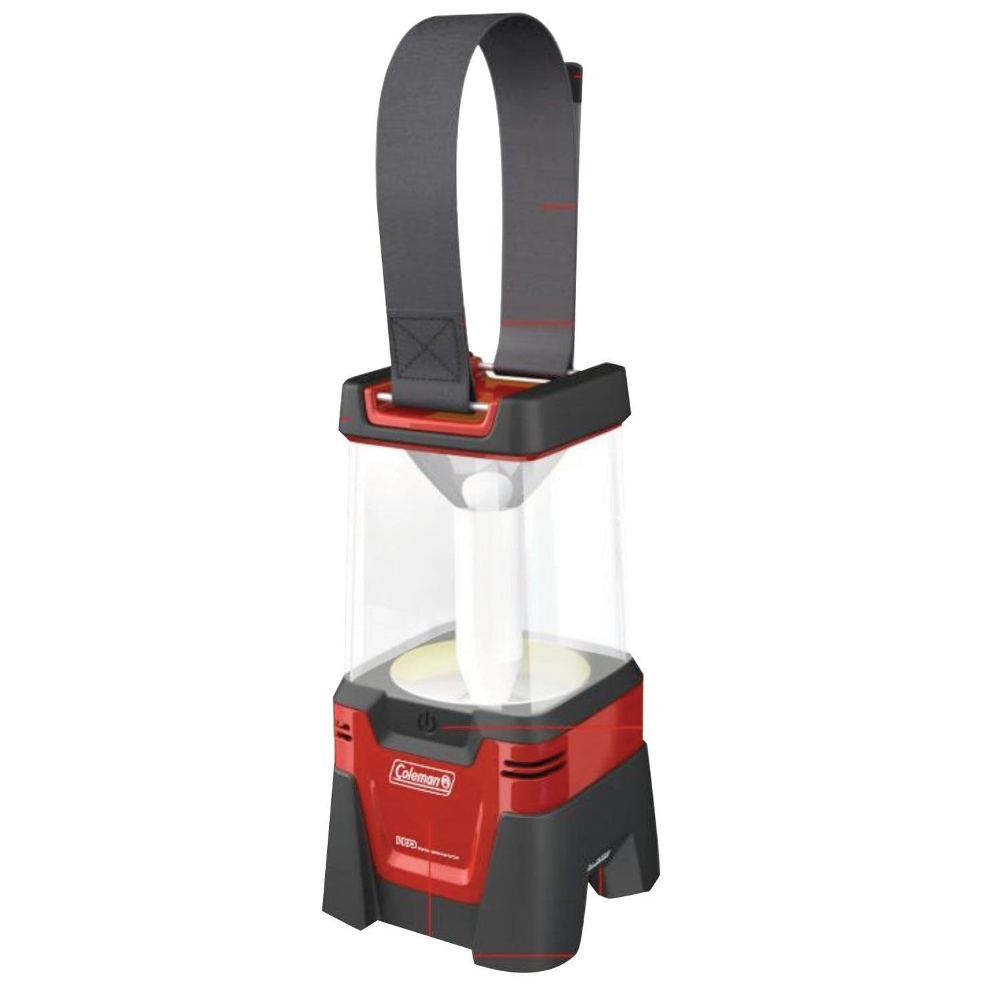 CPX® 6 Easy Hanging 400L LED Lantern, Red Lanterns by Coleman | campsifu