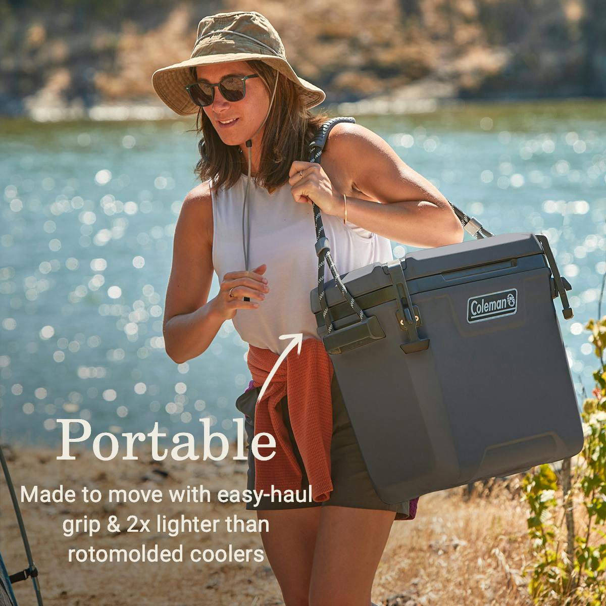 Convoy™ Series 28-Quart Portable Cooler, Dark Storm