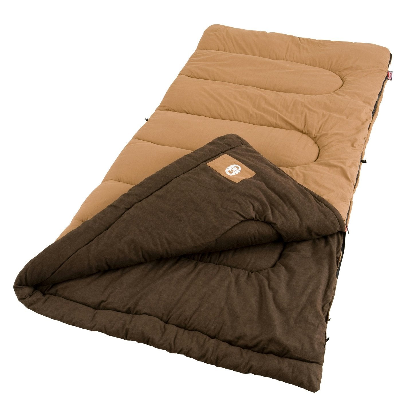 Dunnock™ Cold Weather Sleeping Bag, Brown Sleeping Bags by Coleman | campsifu