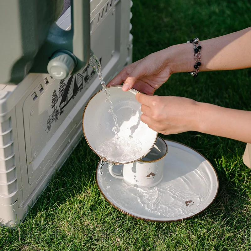 Enamel Tableware Dishes by Naturehike | campsifu