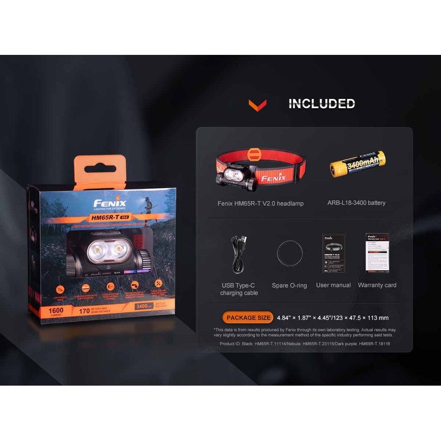 Fenix HM65R-T V2.0 Rechargeable Headlamp boatyardmalaysia