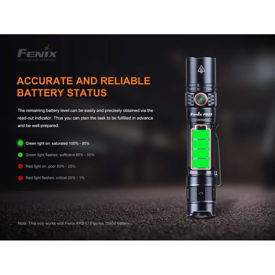 Fenix PD35 V3.0 Flashlight boatyardmalaysia