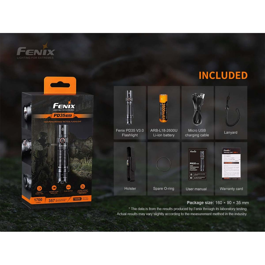 Fenix PD35 V3.0 Flashlight boatyardmalaysia