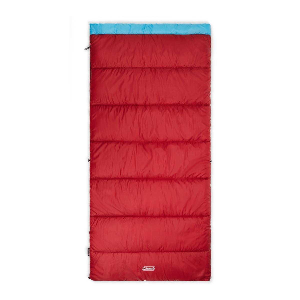 Flatlands™ 45°F Big & Tall Sleeping Bag, Red Sleeping Bags by Coleman | campsifu