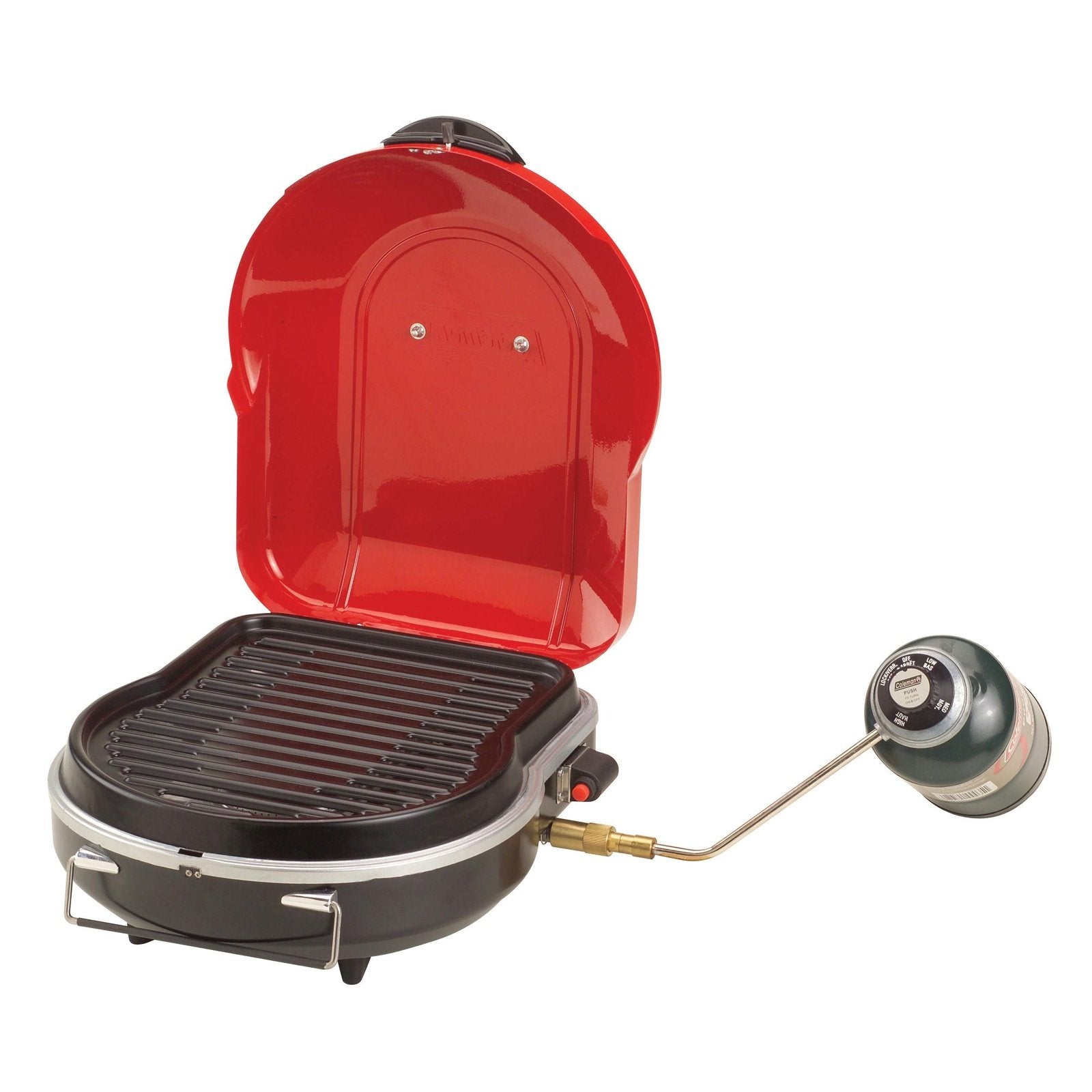 Fold N Go™+ Propane Grill, Red Grills by Coleman | campsifu