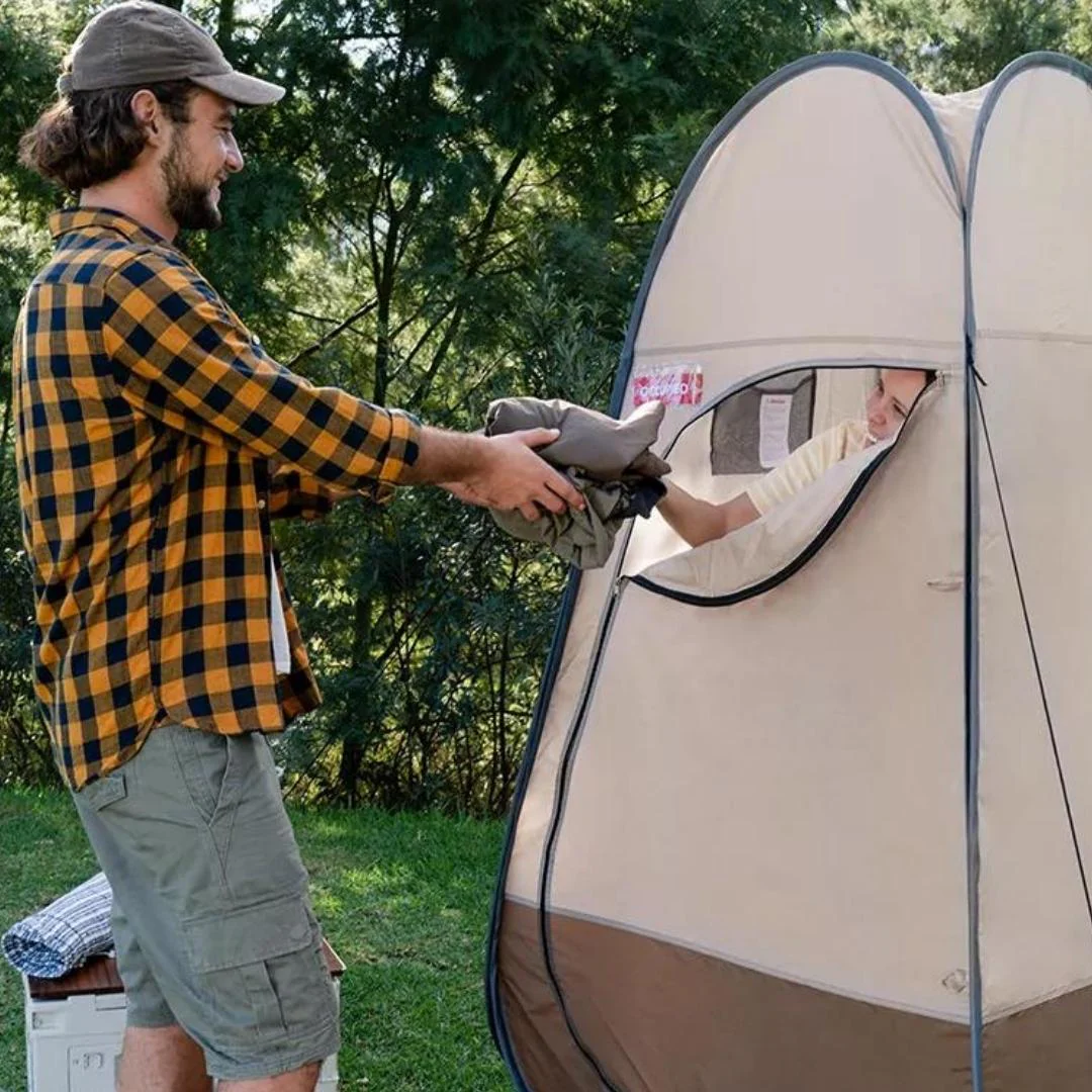 Foldable Portable Changing Tent Brown Tents by Naturehike | campsifu