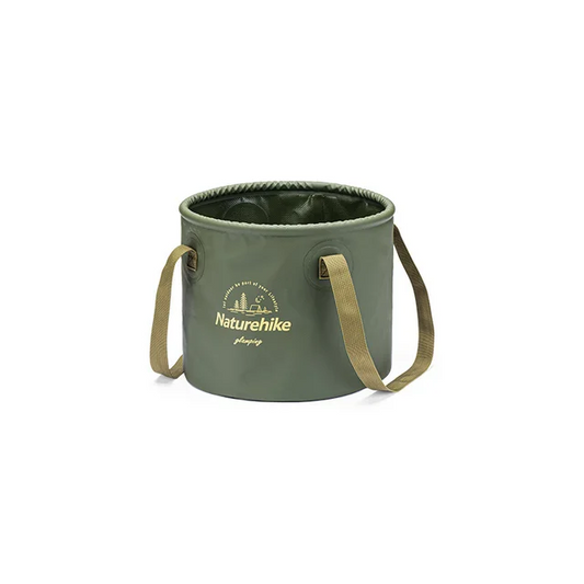 Foldable Round Bucket Army Green 10L Containers by Naturehike | campsifu