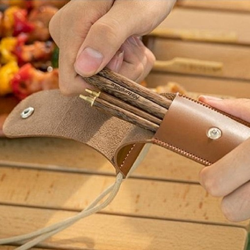 Foldable Wood Chopsticks Wooden Utensils by Naturehike | campsifu