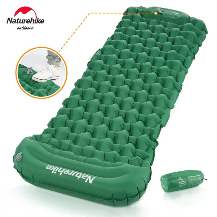 Foot-Pump Inflatable Camping Sleeping Pad Sleeping Pads by Naturehike | campsifu