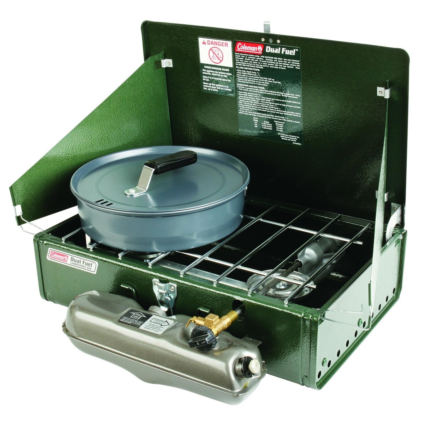 Guide Series® Dual Fuel™ Stove, Green Stoves by Coleman | campsifu