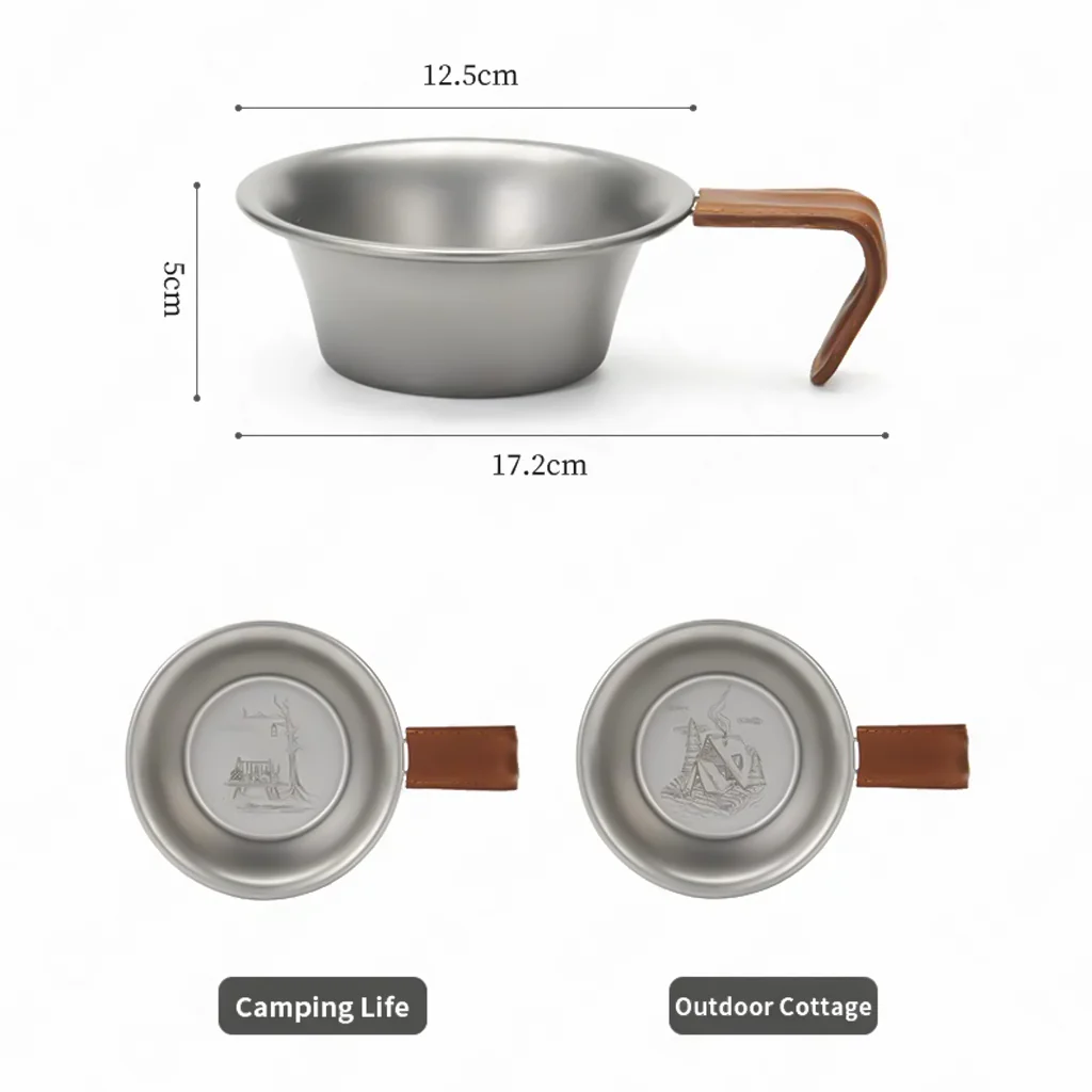 Stainless Steel Retro Camp Bowl