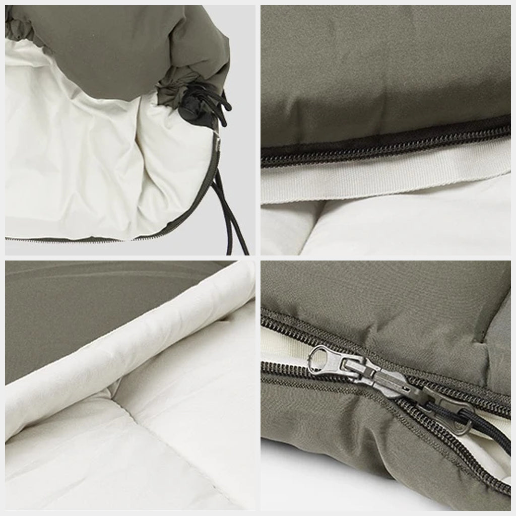 Flexible Envelope Cotton Sleeping Bag with Hood