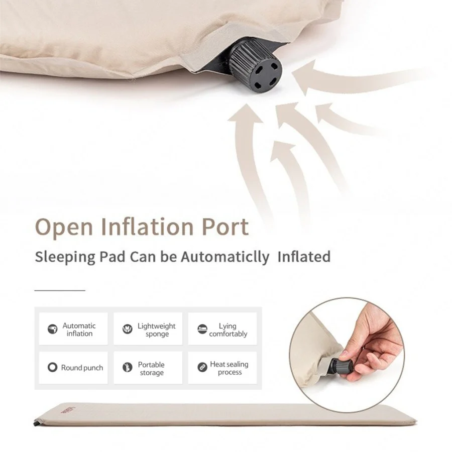 Square Self Inflatable Sleeping Pad