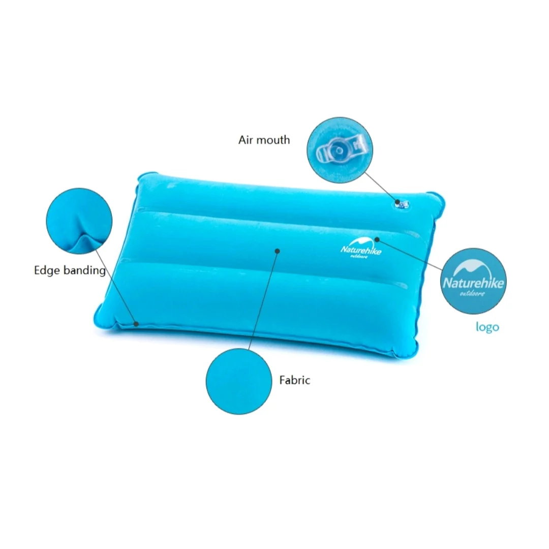 Rectangular-Shaped Inflatable Pillow