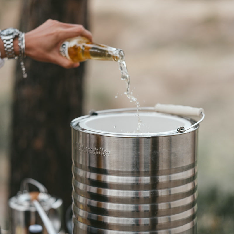 Stainless Steel 10L Retro Insulation Bucket