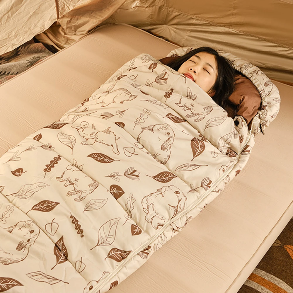 Cute Mud Rabbit Cotton Sleeping Bag