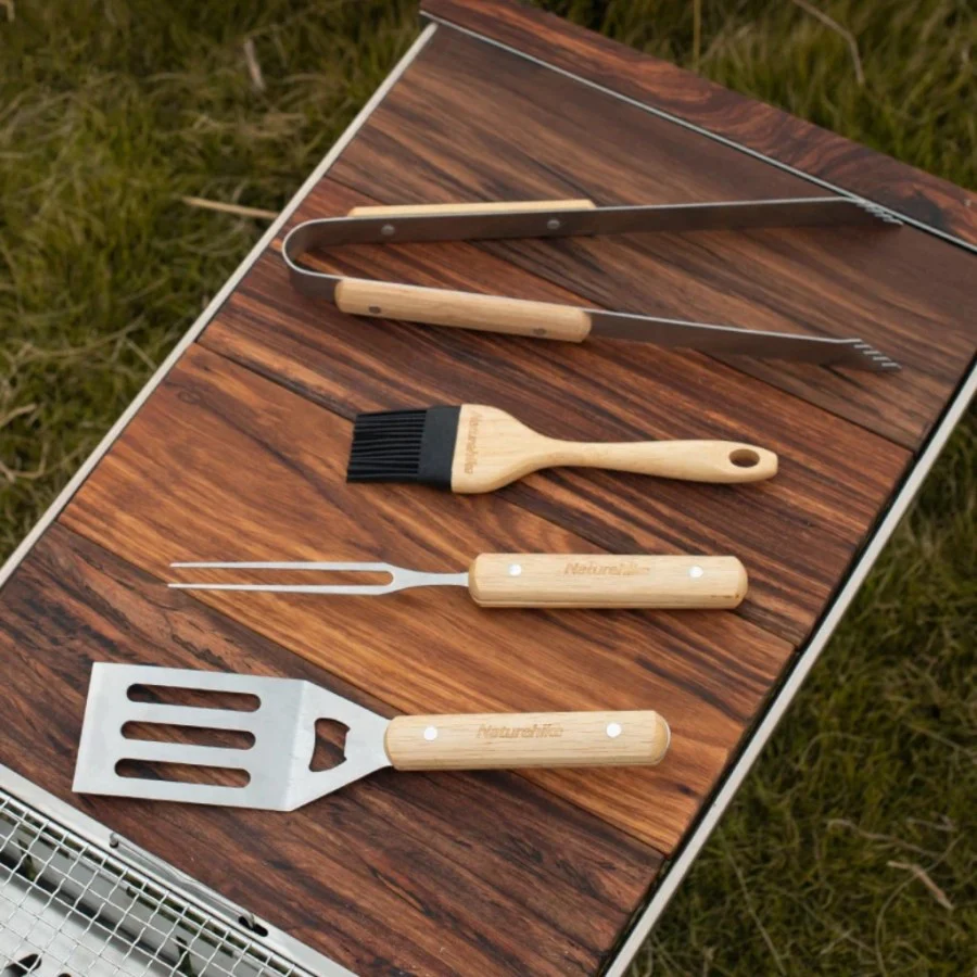 Four-Piece Barbecue Tool Set