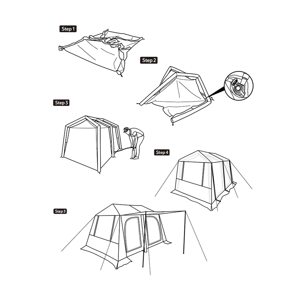 Village 8.5 Air 4-Person Inflatable Tent