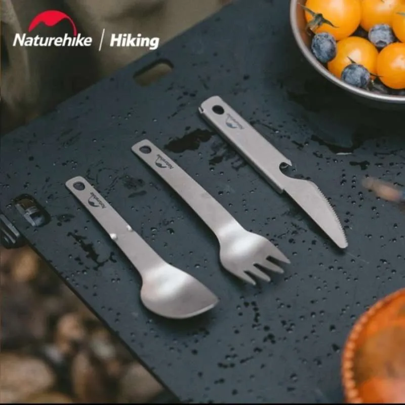 Titanium Multifunction Portable Cutlery Set