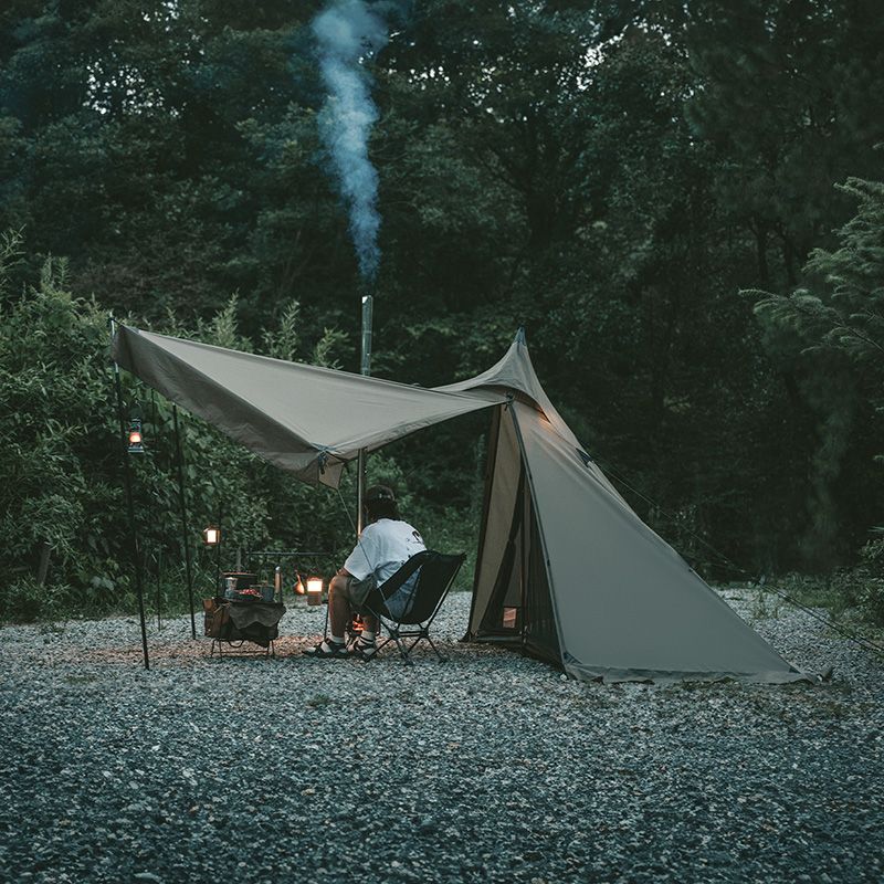 Ranch Fire Pyramid Tent