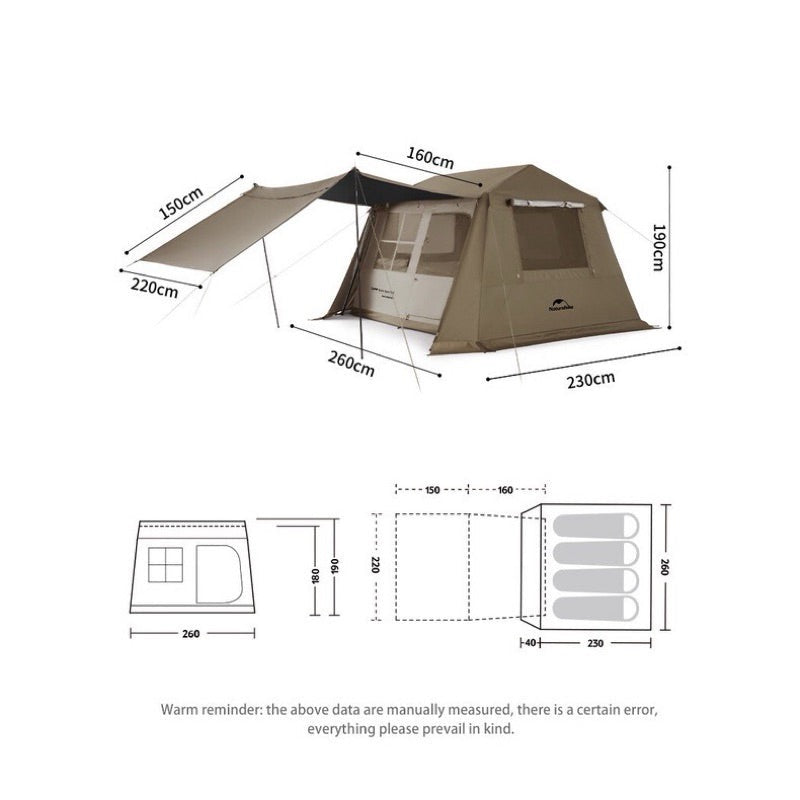 Village 6.0 2 Generation Quick Open 6-Person Tent