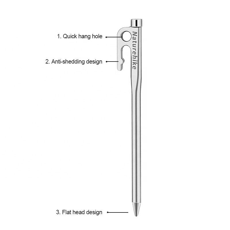 Large Stainless Steel Tent Peg