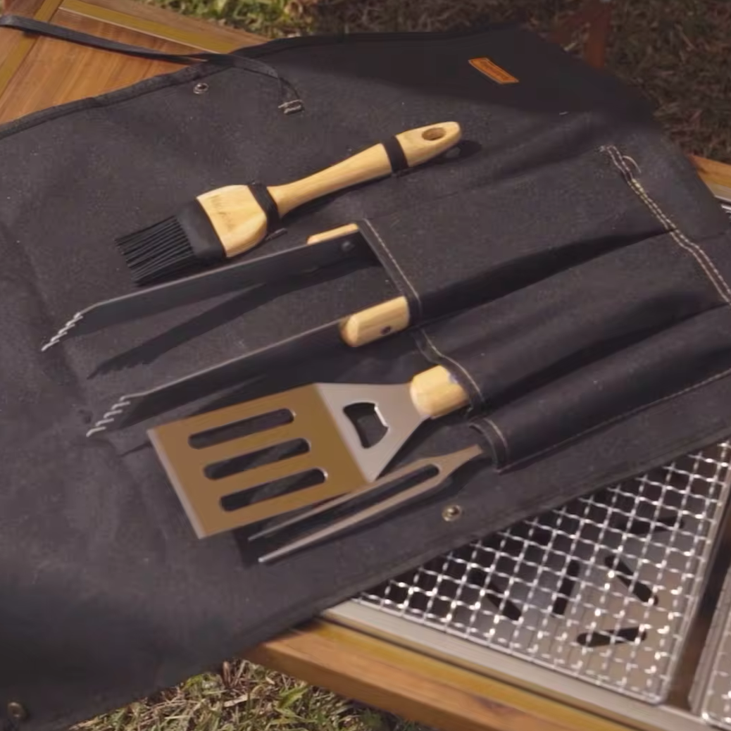 Four-Piece Barbecue Tool Set