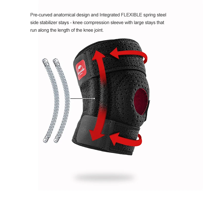 Spring Support Reinforced Knee Pads