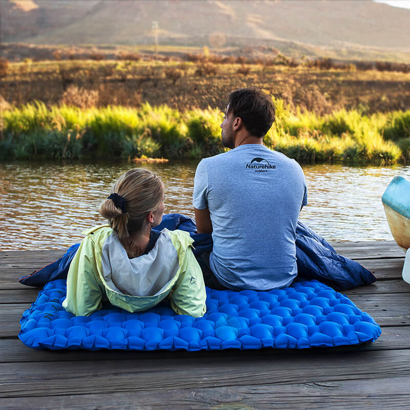 Double Sleeping Pad with Inflatable Bag