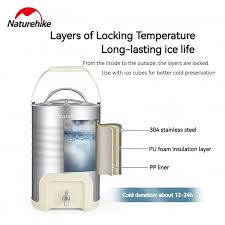 Stainless Steel 10L Retro Insulation Bucket